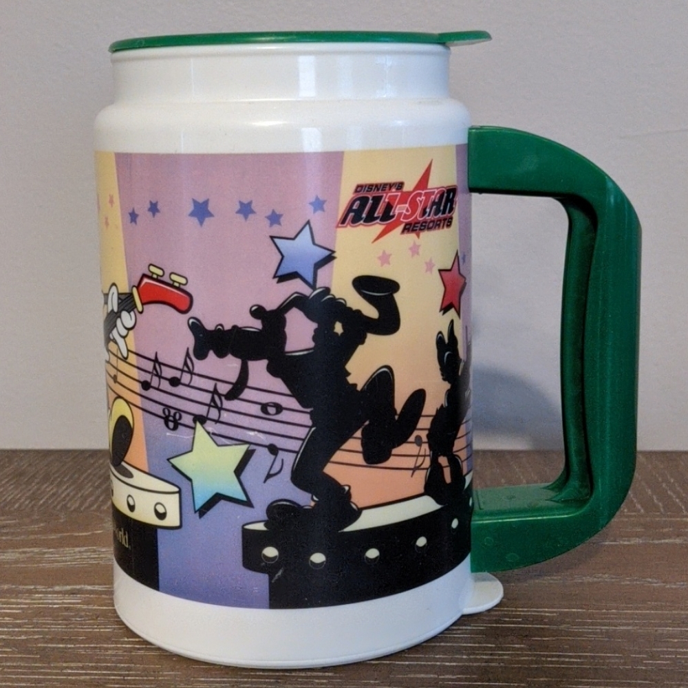 EUC! RARE! Disney Refillable 16 oz AllStar Mug